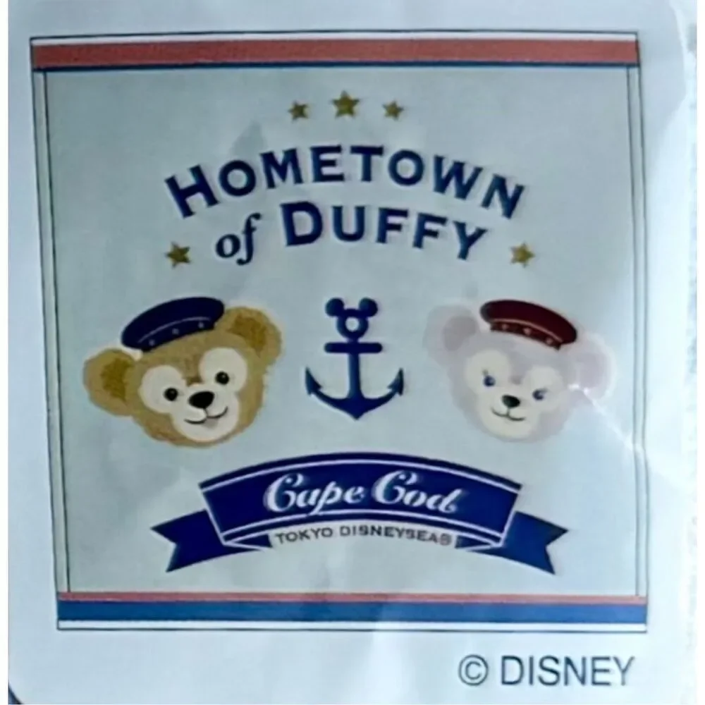 Tokyo DisneySea Duffy ShellieMay Disney Bear NEW Hand Towel‎ Personal Size Purse
